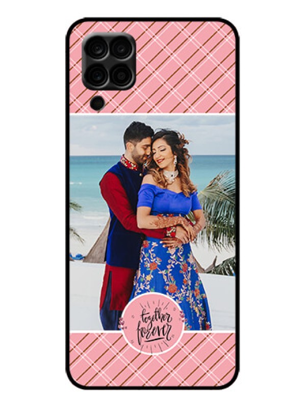 Custom Galaxy F12 Custom Metal Phone Case - Together Forever Design