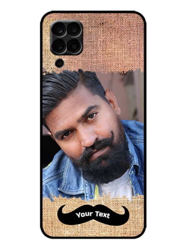 Custom Galaxy F12 Custom Metal Phone Case - With Texture Design