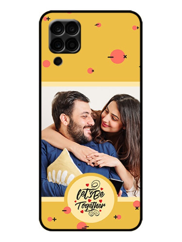 Custom Galaxy F12 Custom Metal Phone Case - Lets Be Together Design