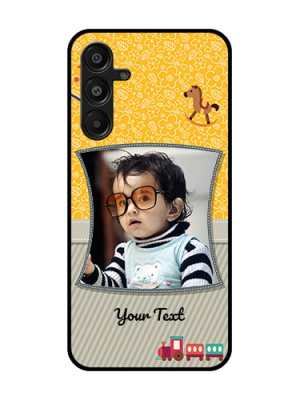 Custom Samsung Galaxy F16 5G Custom Metal Phone Case - Baby Picture Upload Design