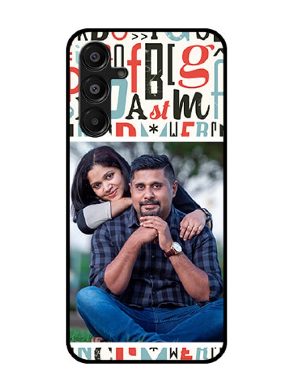 Custom Samsung Galaxy F16 5G Custom Metal Phone Case - Alphabet Design