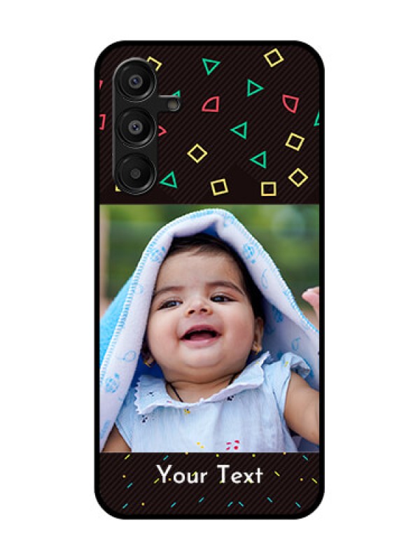 Custom Samsung Galaxy F16 5G Custom Metal Phone Case - With Confetti Birthday Design