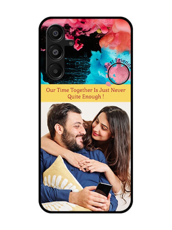Custom Samsung Galaxy F16 5G Custom Metal Phone Case - Quote With Acrylic Painting Design