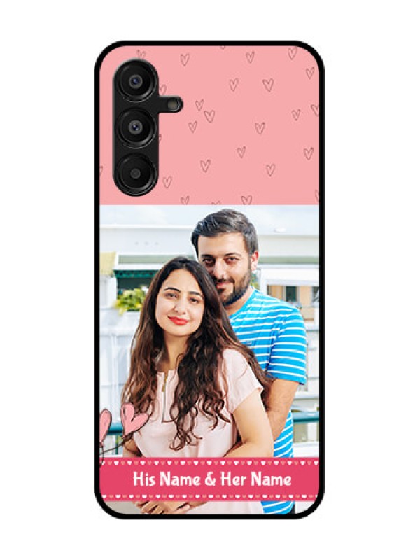 Custom Samsung Galaxy F16 5G Custom Metal Phone Case - Love Design Peach Color