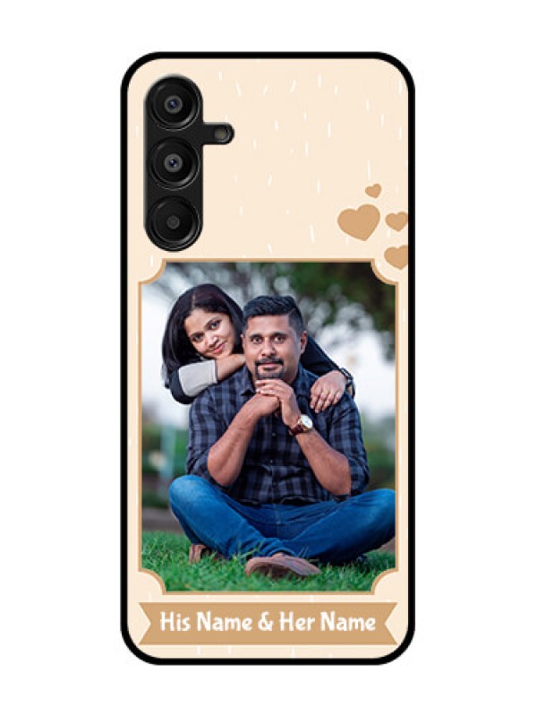 Custom Samsung Galaxy F16 5G Custom Metal Phone Case - With Confetti Love Design