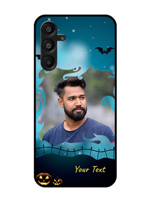 Custom Samsung Galaxy F16 5G Custom Metal Phone Case - Halloween Frame Design