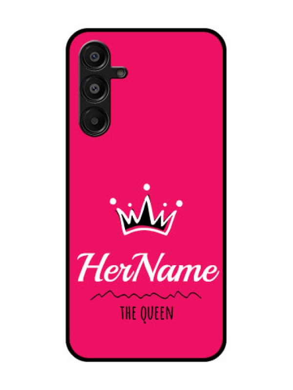 Custom Samsung Galaxy F16 5G Custom Metal Phone Case - Queen With Name Design