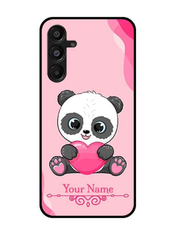 Custom Samsung Galaxy F16 5G Custom Metal Phone Case - Cute Panda Design