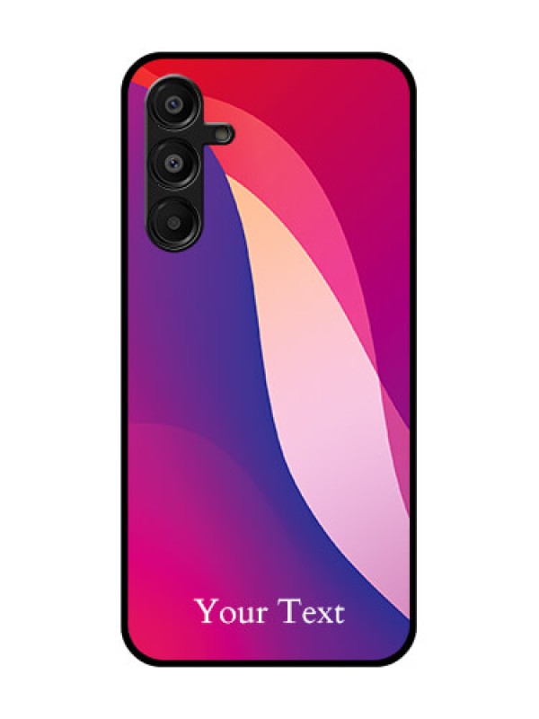 Custom Samsung Galaxy F16 5G Custom Metal Phone Case - Digital Abstract Overlap Design