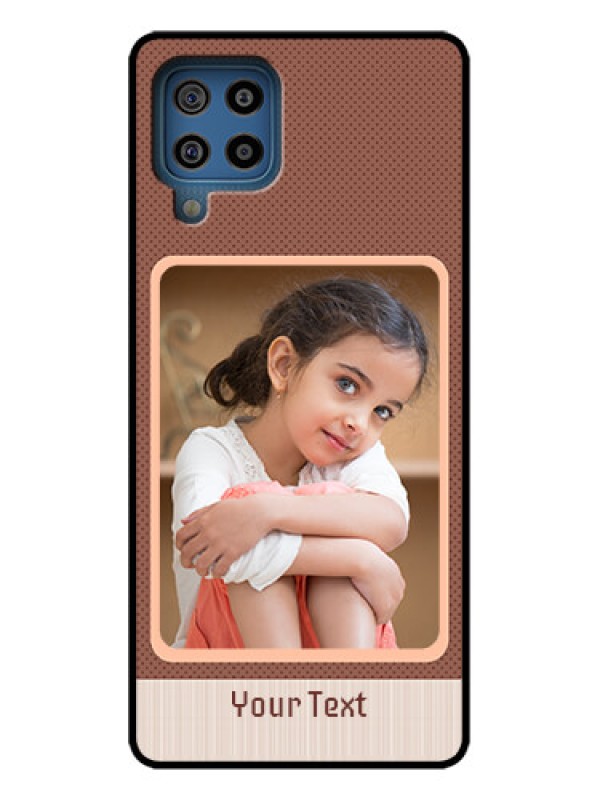 Custom Galaxy F22 Custom Metal Phone Case - Simple Pic Upload Design