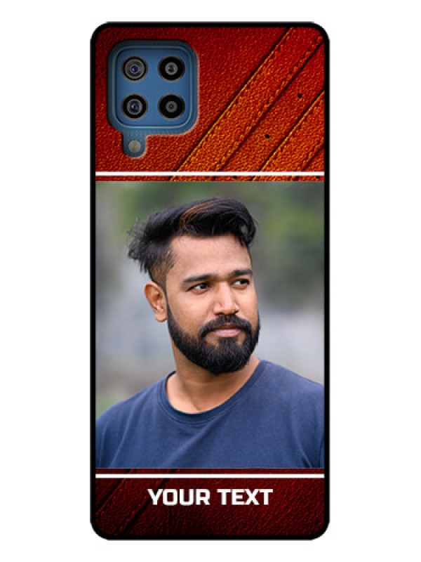Custom Galaxy F22 Custom Metal Phone Case - Leather Phone Case Design