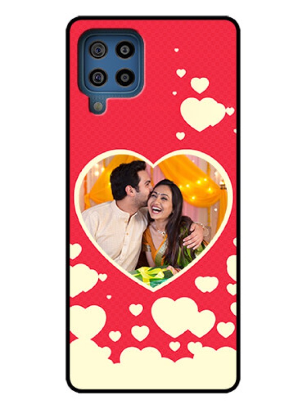 Custom Galaxy F22 Custom Metal Phone Case - Love Symbols Phone Cover Design