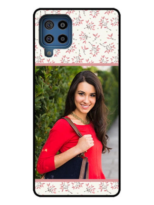 Custom Galaxy F22 Custom Metal Phone Case - Stunning Floral Design