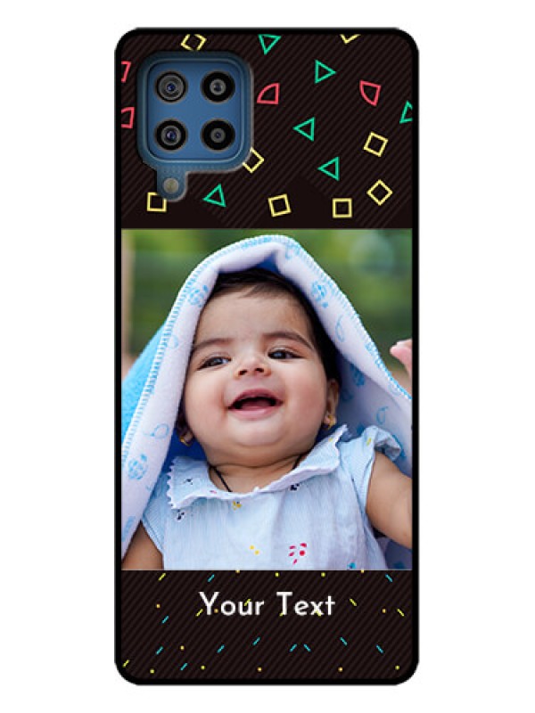Custom Galaxy F22 Custom Metal Phone Case - With Confetti Birthday Design