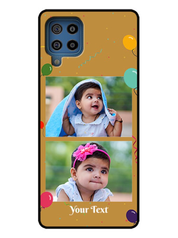 Custom Galaxy F22 Custom Metal Phone Case - Image Holder With Birthday Celebrations Design