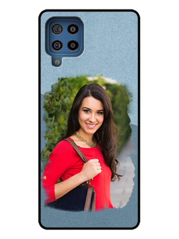 Custom Galaxy F22 Custom Metal Phone Case - Grunge Line Art Design
