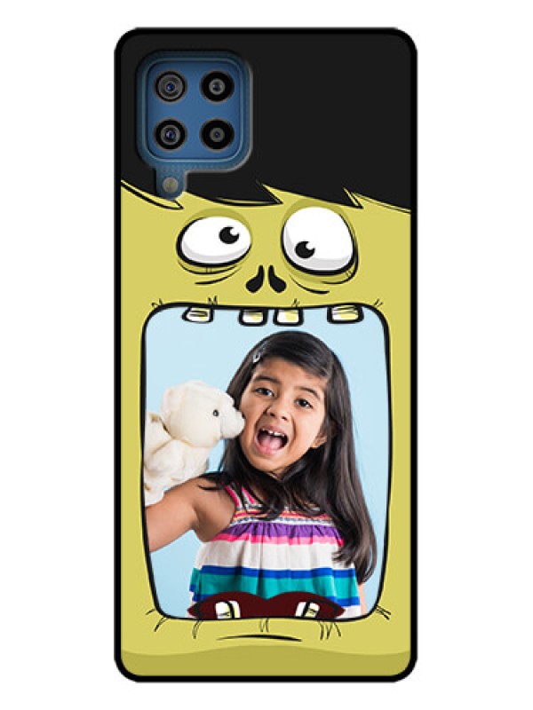 Custom Galaxy F22 Custom Metal Phone Case - Cartoon Monster Back Case Design