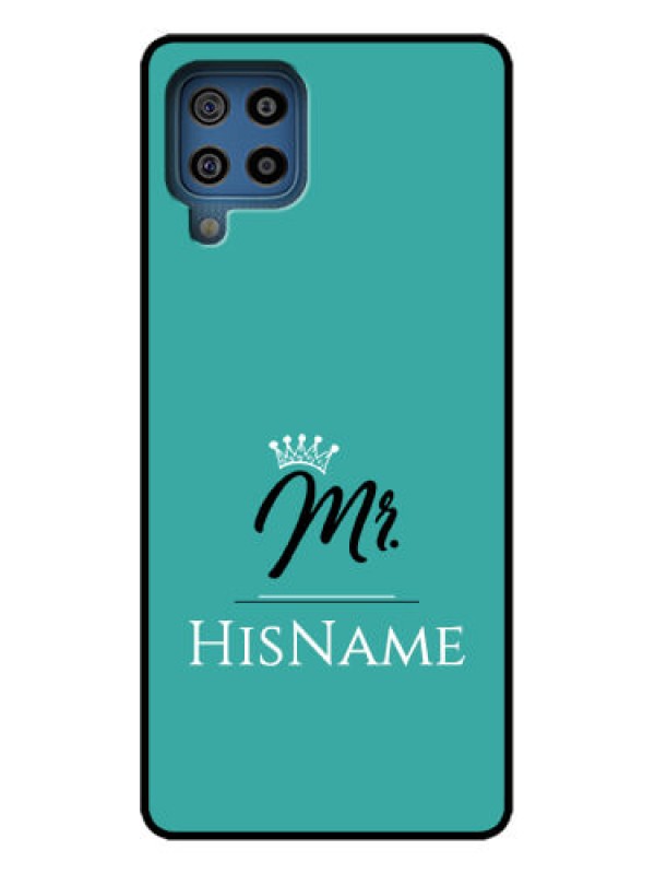 Custom Galaxy F22 Custom Metal Phone Case - Mr With Name Design