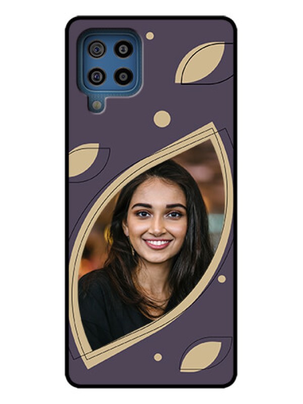 Custom Galaxy F22 Custom Metal Phone Case - Falling Leaf Design