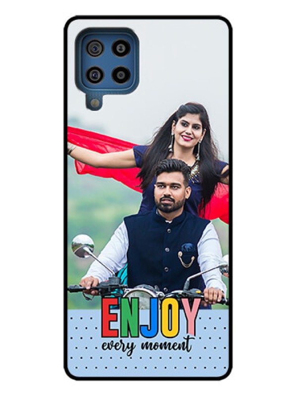 Custom Galaxy F22 Custom Metal Phone Case - Enjoy Every Moment Design