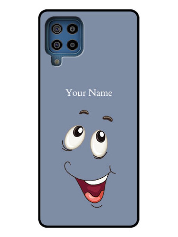 Custom Galaxy F22 Custom Metal Phone Case - Laughing Cartoon Face Design