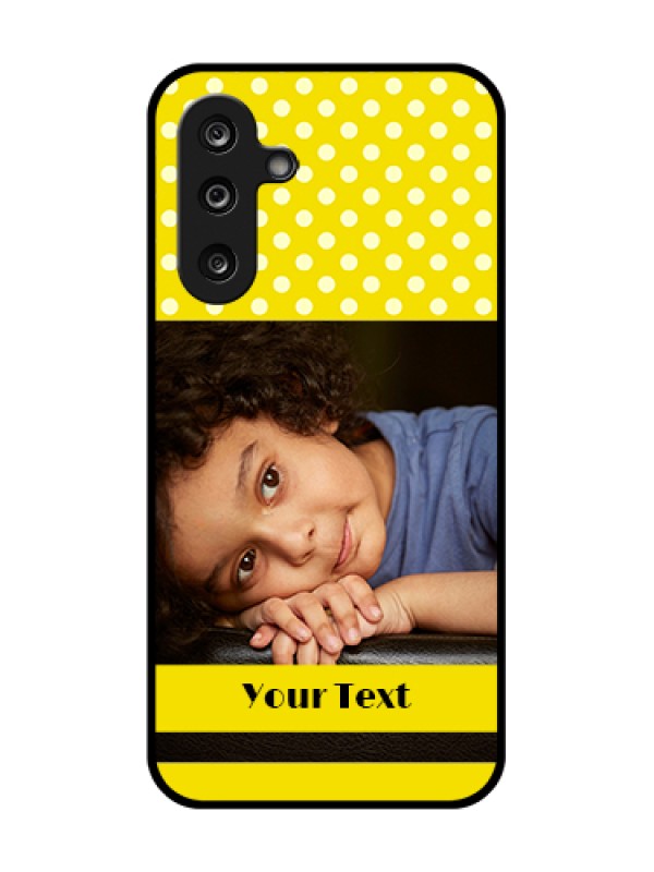 Custom Samsung Galaxy F36 5G Custom Metal Phone Case - Bright Yellow Case Design