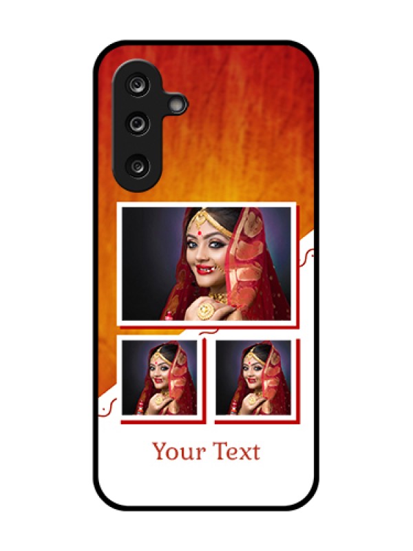 Custom Samsung Galaxy F36 5G Custom Metal Phone Case - Wedding Memories Design