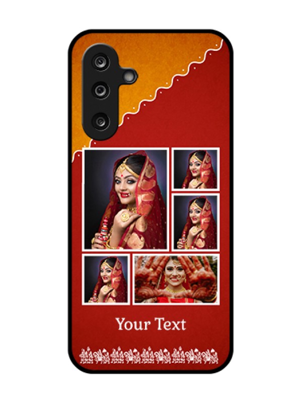 Custom Samsung Galaxy F36 5G Custom Metal Phone Case - Wedding Pic Upload Design
