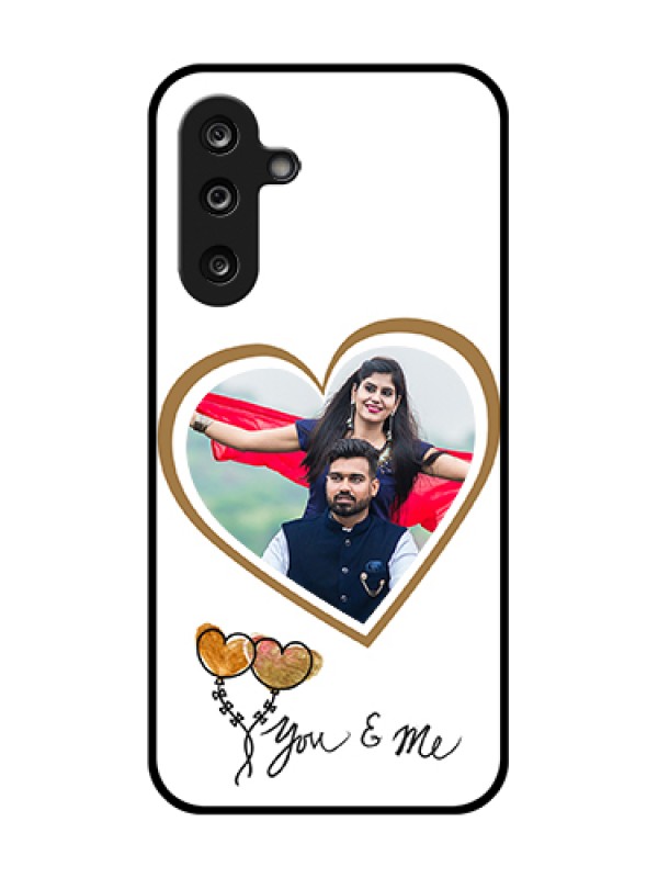 Custom Samsung Galaxy F36 5G Custom Metal Phone Case - You & Me Design
