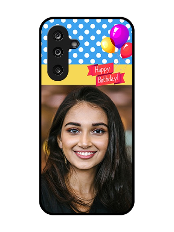 Custom Samsung Galaxy F36 5G Custom Metal Phone Case - Happy Birthday Design