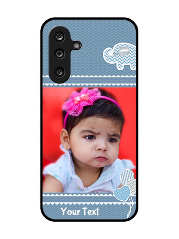 Custom Samsung Galaxy F36 5G Custom Metal Phone Case - With Kids Pattern Design