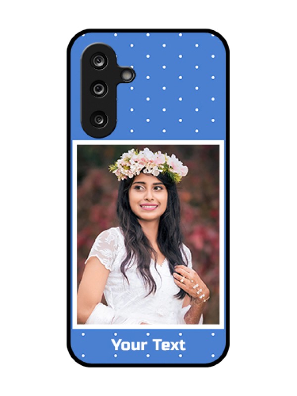 Custom Samsung Galaxy F36 5G Custom Metal Phone Case - Polka Dots Design