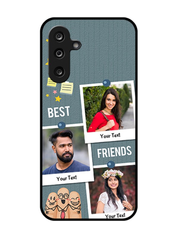 Custom Samsung Galaxy F36 5G Custom Metal Phone Case - Sticky Frames And Friendship Design