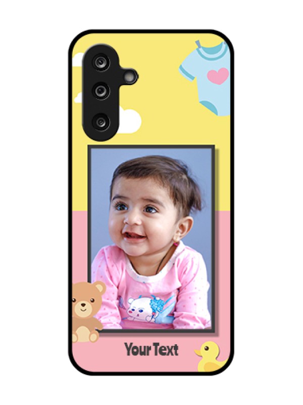 Custom Samsung Galaxy F36 5G Custom Metal Phone Case - Kids 2 Color Design