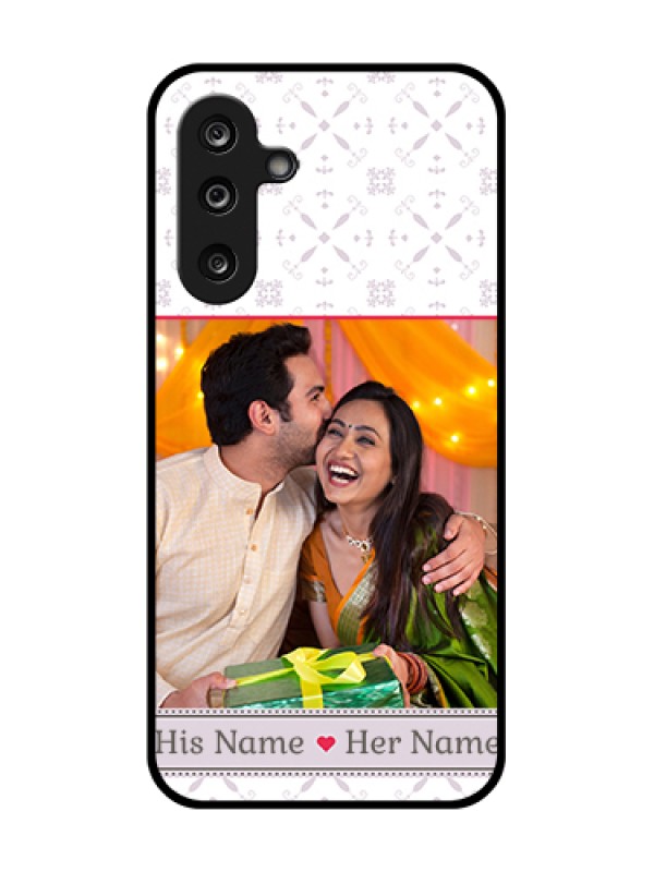 Custom Samsung Galaxy F36 5G Custom Metal Phone Case - With Photo And Ethnic Design