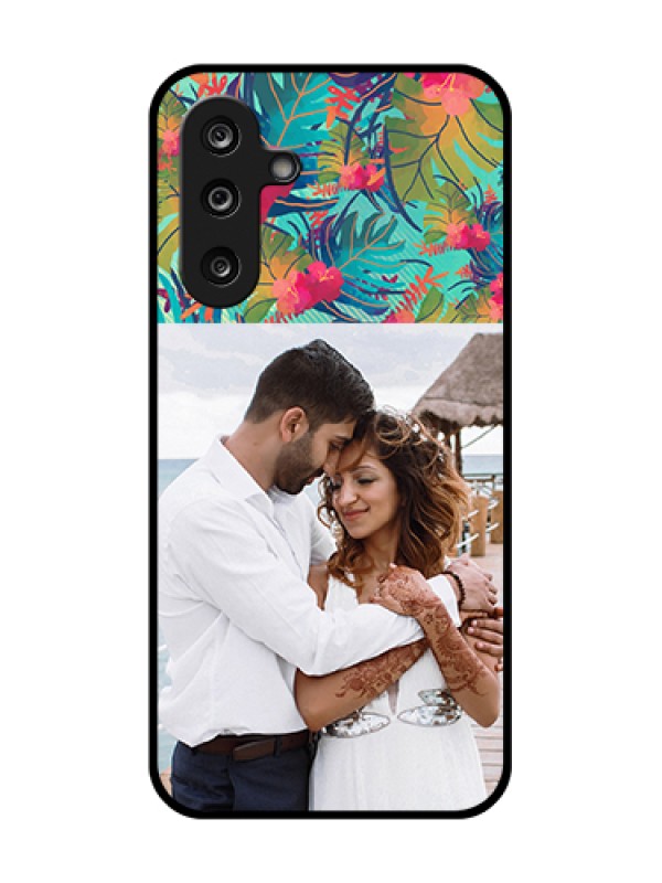 Custom Samsung Galaxy F36 5G Custom Metal Phone Case - Watercolor Floral Design