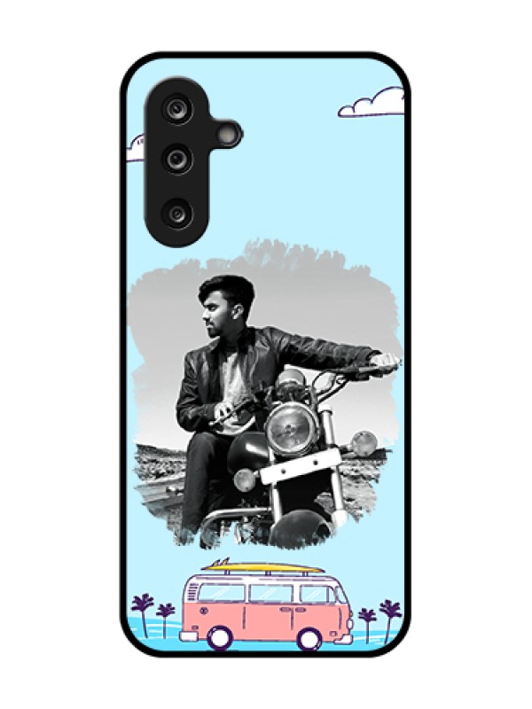 Custom Samsung Galaxy F36 5G Custom Metal Phone Case - Travel & Adventure Design