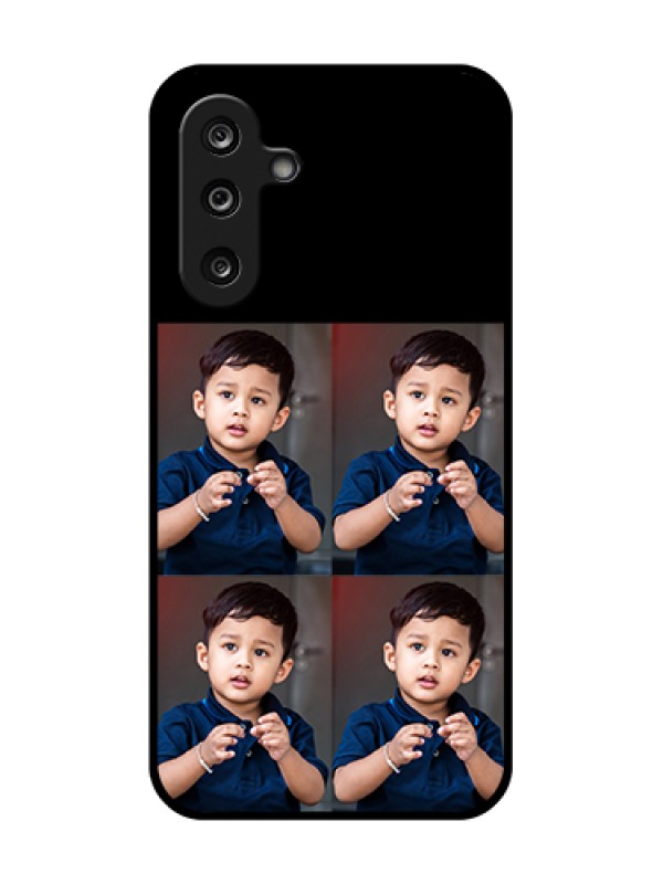 Custom Samsung Galaxy F36 5G Custom Metal Phone Case - 4 Image Holder Design