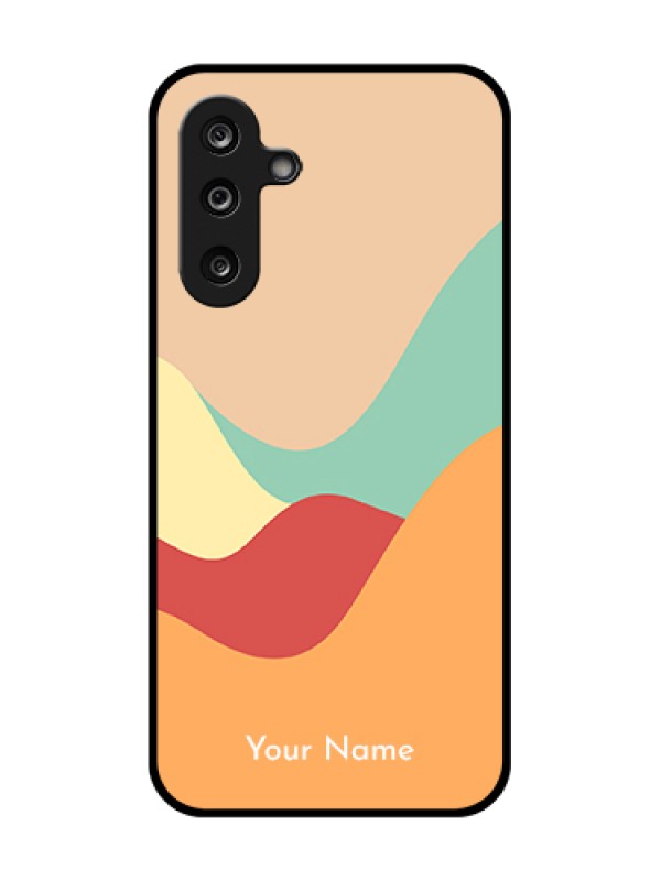 Custom Samsung Galaxy F36 5G Custom Metal Phone Case - Ocean Waves Multi - Colour Design