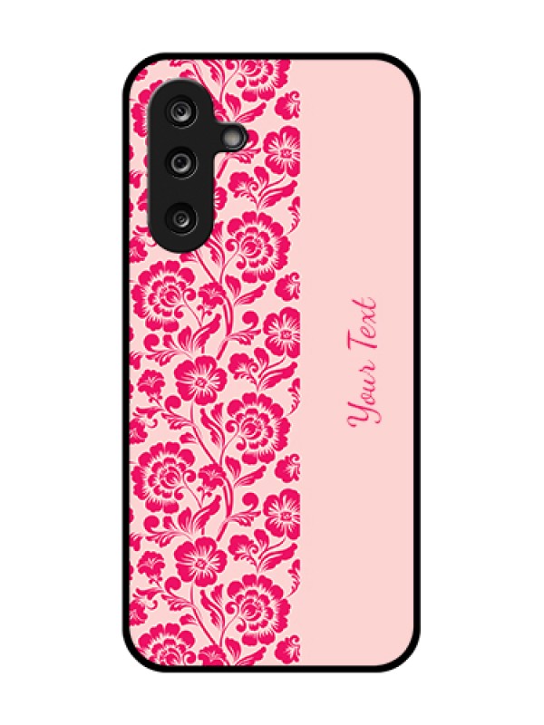 Custom Samsung Galaxy F36 5G Custom Metal Phone Case - Attractive Floral Pattern Design