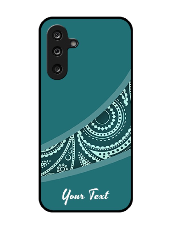 Custom Samsung Galaxy F36 5G Custom Metal Phone Case - Semi Visible Floral Design