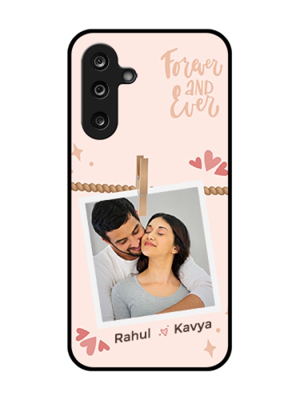 Custom Samsung Galaxy F36 5G Custom Metal Phone Case - Forever And Ever Love Design