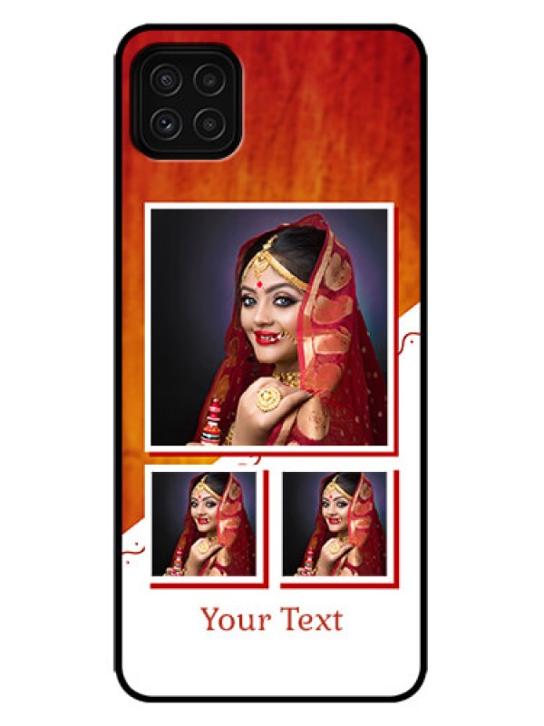 Custom Galaxy F42 5G Custom Metal Phone Case - Wedding Memories Design