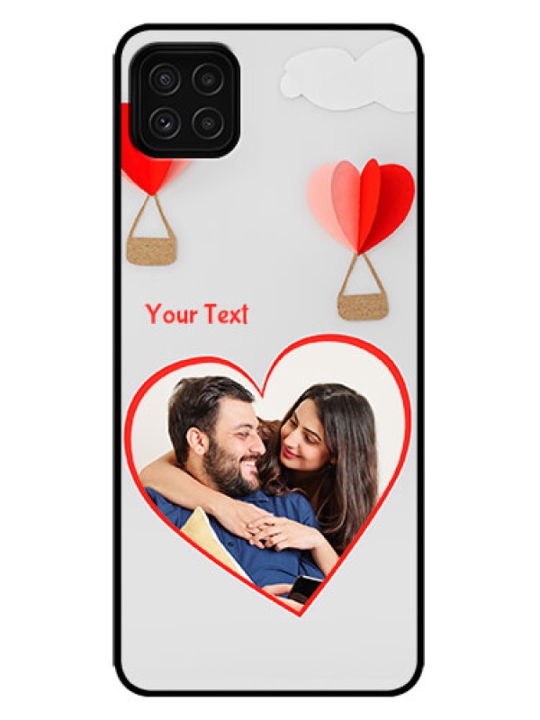 Custom Galaxy F42 5G Custom Metal Phone Case - Parachute Love Design