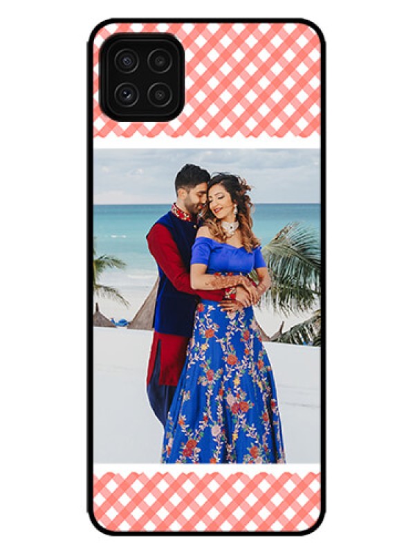 Custom Galaxy F42 5G Custom Metal Phone Case - Pink Pattern Design