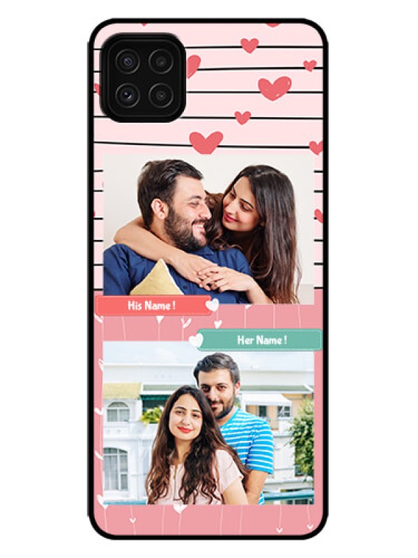 Custom Galaxy F42 5G Custom Metal Phone Case - Photo With Heart Design