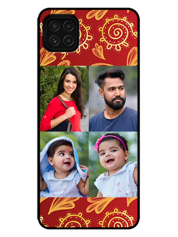 Custom Galaxy F42 5G Custom Metal Phone Case - 4 Image Traditional Design
