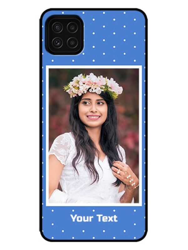 Custom Galaxy F42 5G Custom Metal Phone Case - Polka Dots Design