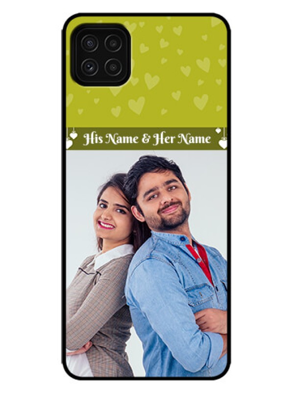 Custom Galaxy F42 5G Custom Metal Phone Case - You and Me Heart Design
