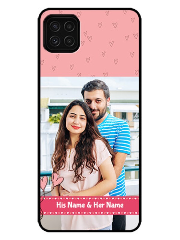 Custom Galaxy F42 5G Custom Metal Phone Case - Love Design Peach Color
